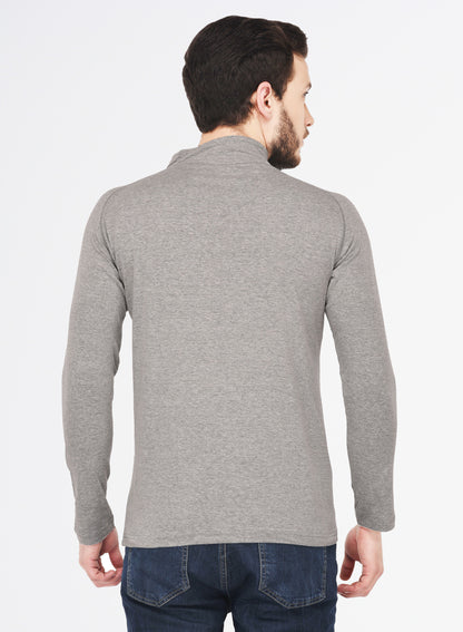 Appulse Men's 1/4 High Neck Zipper Raglan T-Shirt | Men | Premium Cotton | Activewear | Athleisure