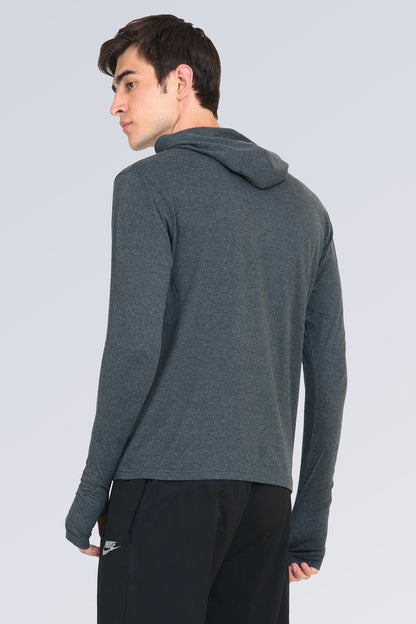 Appulse Men's Hooded Thumb Hole T-Shirt | Men | Premium Cotton | Activewear | Athleisure