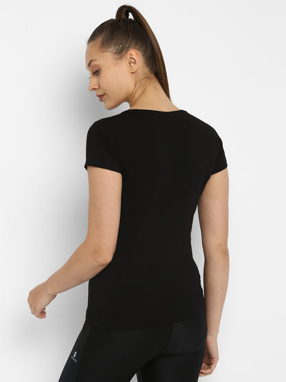 Appulse Women's Printed Sport T-Shirt | Women | Premium Cotton | Activewear | Athleisure