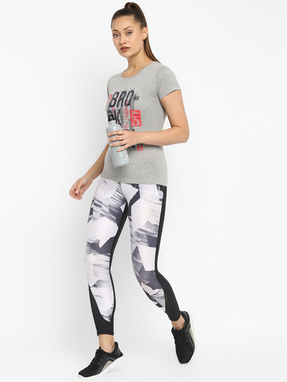 Appulse Women's Printed Sport T-Shirt | Women | Premium Cotton | Activewear | Athleisure