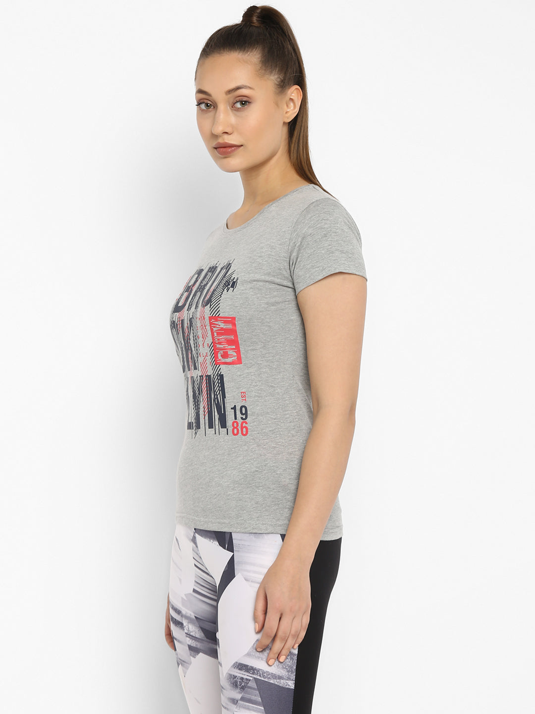 Ap'pulse Women's Printed Sport T-Shirt