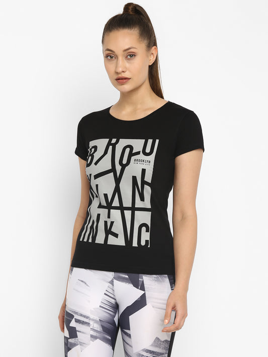 Ap'pulse Women's Printed Sport T-Shirt