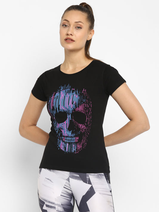 Ap'pulse Women's Printed Sport T-Shirt