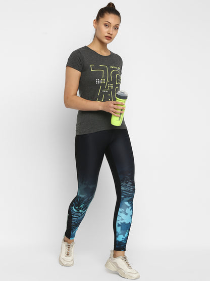 Appulse Women's Printed Sport T-Shirt | Women | Premium Cotton | Activewear | Athleisure