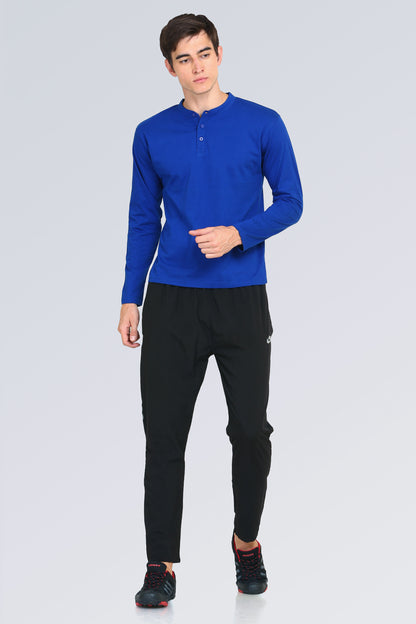 Appulse Men's Madrid Polo Long Sleeve T-Shirt | Men | Premium Cotton | Activewear | Athleisure