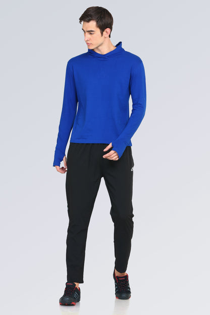 Appulse Men's Hooded Thumb Hole T-Shirt | Men | Premium Cotton | Activewear | Athleisure