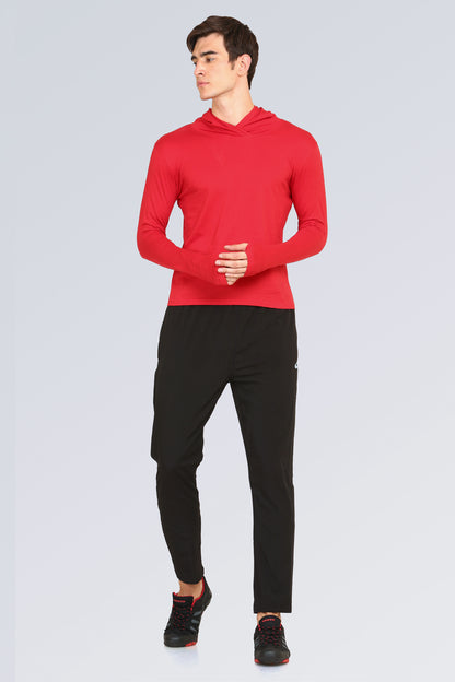 Appulse Men's Hooded Thumb Hole T-Shirt | Men | Premium Cotton | Activewear | Athleisure