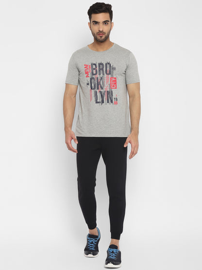 Appulse Men's Short Sleeve Round Neck Printed T-Shirt | Men | Premium Cotton | Activewear | Athleisure