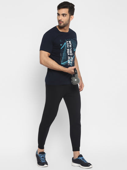 Appulse Men's Short Sleeve Round Neck Printed T-Shirt | Men | Premium Cotton | Activewear | Athleisure