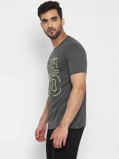 Appulse Men's Short Sleeve Round Neck Printed T-Shirt | Men | Premium Cotton | Activewear | Athleisure
