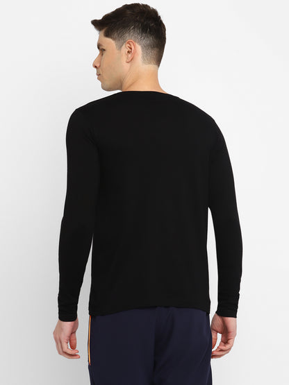 Appulse Men's Round Neck Long Sleeve Printed T-Shirt | Men | Premium Cotton | Activewear | Athleisure