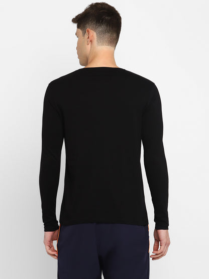 Appulse Men's Round Neck Long Sleeve Printed T-Shirt | Men | Premium Cotton | Activewear | Athleisure