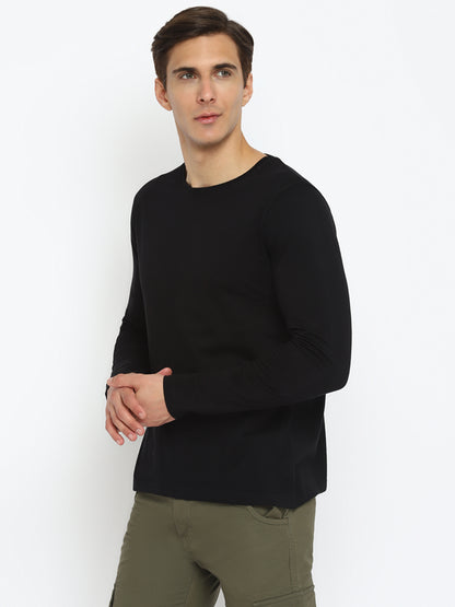 Appulse Men's Round Neck Long Sleeve T-Shirt | Men | Premium Cotton | Activewear | Athleisure
