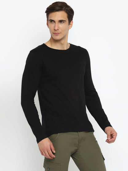 Appulse Men's Round Neck Long Sleeve T-Shirt | Men | Premium Cotton | Activewear | Athleisure