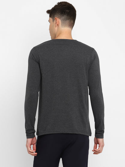 Appulse Men's Round Neck Long Sleeve Printed T-Shirt | Men | Premium Cotton | Activewear | Athleisure