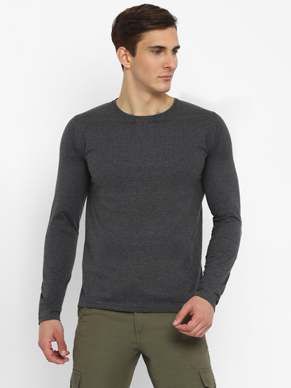 Appulse Men's Round Neck Long Sleeve T-Shirt | Men | Premium Cotton | Activewear | Athleisure