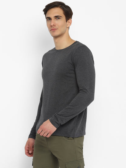 Appulse Men's Round Neck Long Sleeve T-Shirt | Men | Premium Cotton | Activewear | Athleisure