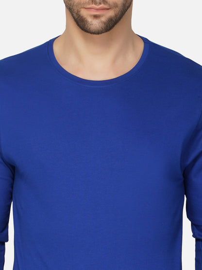 Appulse Men's Round Neck Long Sleeve Thumb Hole T-Shirt | Men | Premium Cotton | Activewear | Athleisure