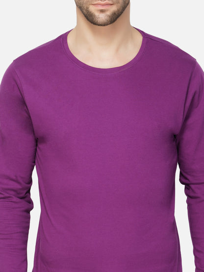 Appulse Men's Round Neck Long Sleeve Thumb Hole T-Shirt | Men | Premium Cotton | Activewear | Athleisure