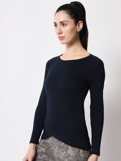 Appulse Women's Cross Over T-Shirt | Women | Premium Cotton | Activewear | Athleisure