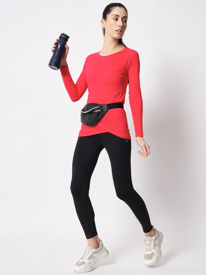 Appulse Women's Cross Over T-Shirt | Women | Premium Cotton | Activewear | Athleisure