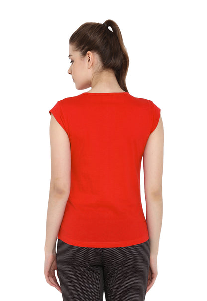 Appulse Women's Cap SleeveT-Shirt | Women | Premium Cotton | Activewear | Athleisure