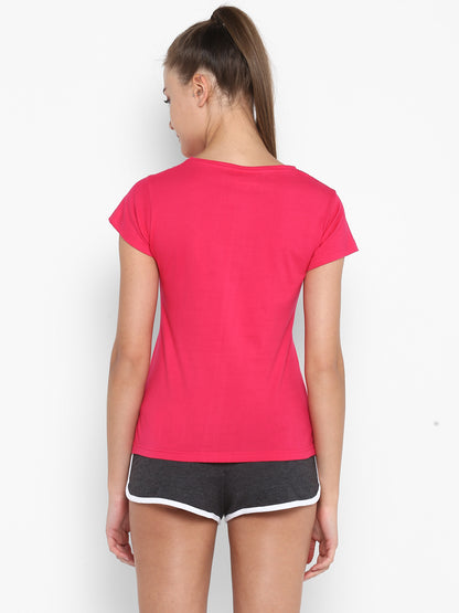Appulse Women's Short Sleeve Round neck T-Shirt | Women | Premium Cotton | Activewear | Athleisure