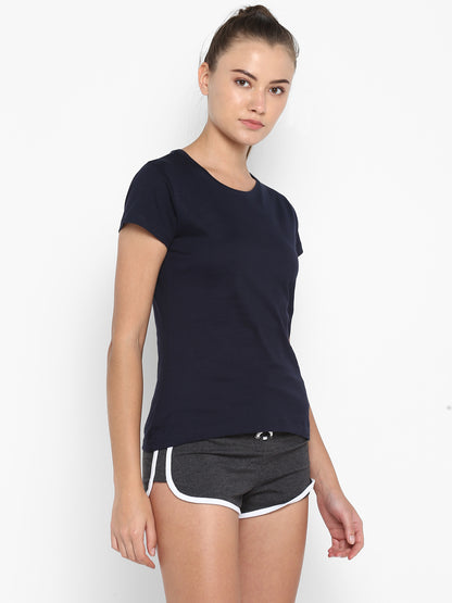 Appulse Women's Short Sleeve Round neck T-Shirt | Women | Premium Cotton | Activewear | Athleisure