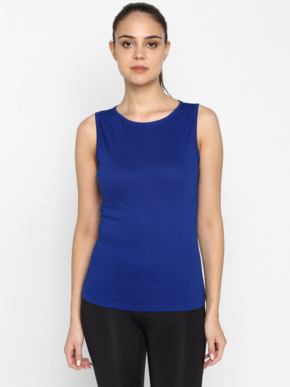 Appulse Women's Sleeveless Round neck T-Shirt | Women | Premium Cotton | Activewear | Athleisure
