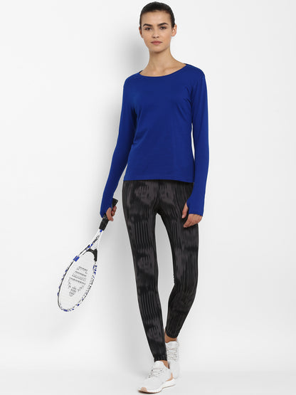 Appulse Women's Round Neck Long Sleeve Thumopen T-Shirt | Women | Premium Cotton | Activewear | Athleisure
