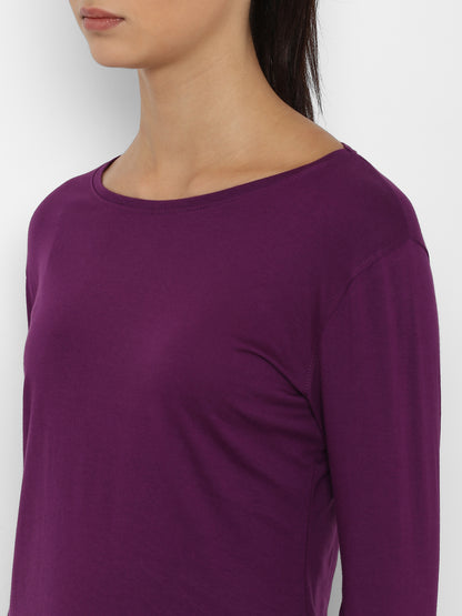 Appulse Women's Round Neck Long Sleeve Thumopen T-Shirt | Women | Premium Cotton | Activewear | Athleisure