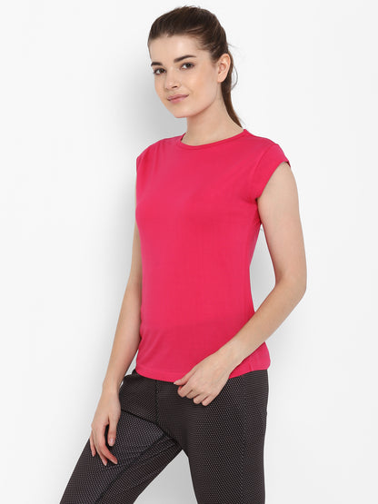 Appulse Women's Cap SleeveT-Shirt | Women | Premium Cotton | Activewear | Athleisure