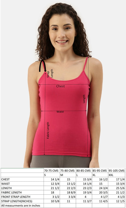 Appulse women's camisole(Pack of 1) | Premium Cotton | Activewear | Athleisure
