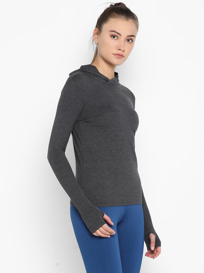 Appulse Women's Hoodie Long Sleeve Thumb Hole | Women | Premium Cotton | Activewear | Athleisure