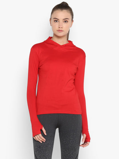 Appulse Women's Hoodie Long Sleeve Thumb Hole | Women | Premium Cotton | Activewear | Athleisure