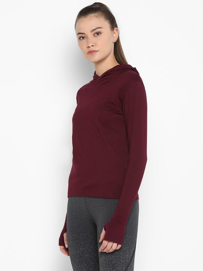 Appulse Women's Hoodie Long Sleeve Thumb Hole | Women | Premium Cotton | Activewear | Athleisure