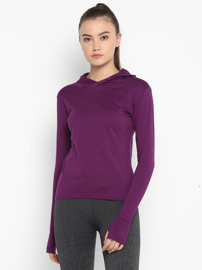 Appulse Women's Hoodie Long Sleeve Thumb Hole | Women | Premium Cotton | Activewear | Athleisure